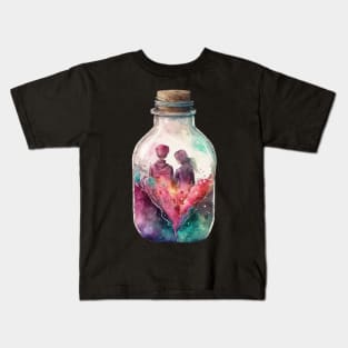 Bottle Couple Kids T-Shirt